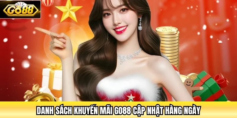 Danh sách khuyến mãi Go88 cập nhật hàng ngày