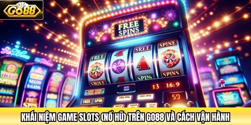 Khái niệm game Slots (nổ hũ) trên Go88 và cách vận hành