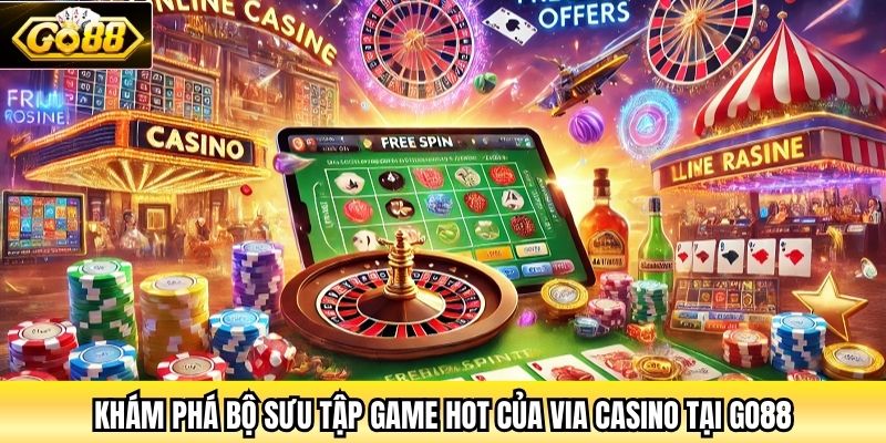 Khám phá bộ sưu tập game hot của Via Casino tại Go88